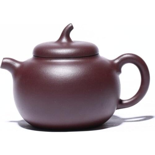 Yixing Purple Clay Pot Ore Old Purple Clay Eggmelon Kungfu Tea Set Teapot Household Teapot Cute Teapot Chinese Tea Set