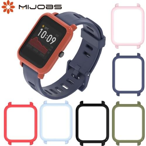Watch Protective Case For Xiaomi Huami Amazfit Bip S Wristband Plastic Protecter Case cover TPU Frame For Huami Amazfit Bip S
