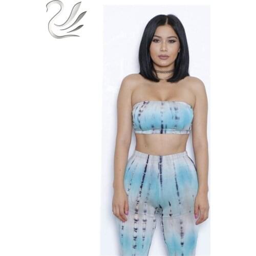 Printed Rompers Womens Two Piece Bodycon Jumpsuits 2019 Summer Long Pants Wide Legs Club Wear Bodysuit Women Jumpsuit 13 colors