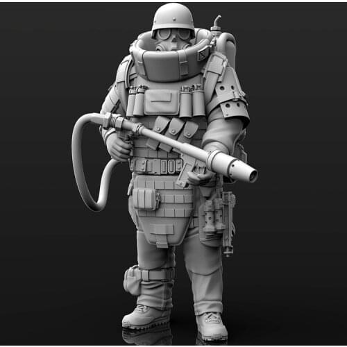 1/35 Resin Model figure GK Mutant Hunter Unassembled and unpainted kit