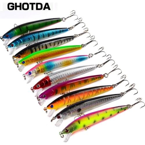 1 Pcs 7.77g 10cm Artificial Hard Bait Fishing Lures Wobbler Crankbait Hook Fishing Lure