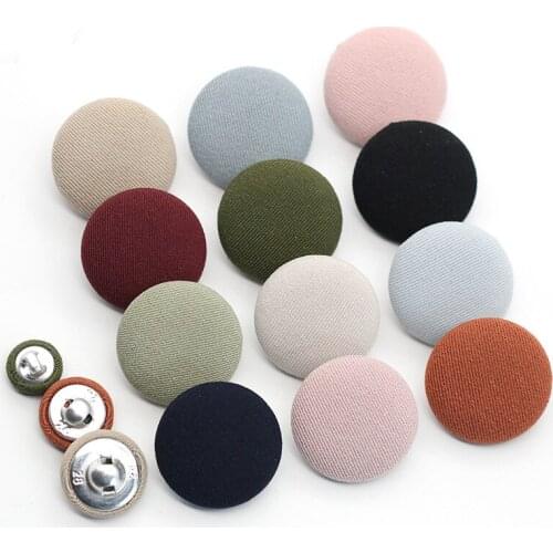 10Pcs Cloth buttons round shape metal DIY clothing dress shirt small suit sweater Decorative Colorful Buttons Sewing Accessories