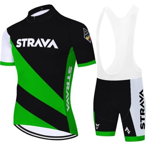 2021 Strava team completo ciclismo estivo quick dry breathable roupa para ciclista masculino Summer Triathlon cicling clothing