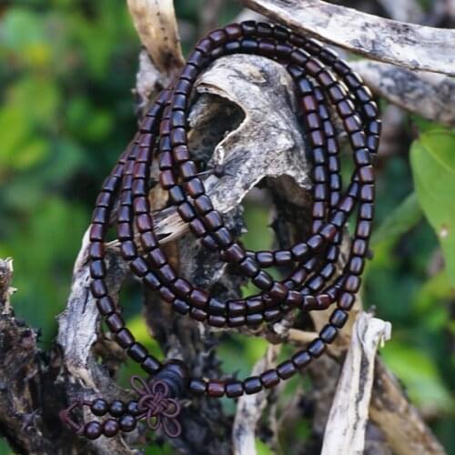 4mm * 216 * Natural Wooden Beads Barrel Beads Loose Mala Beads Japa Mala Bracelet Jewellry Findings DIY Accessories