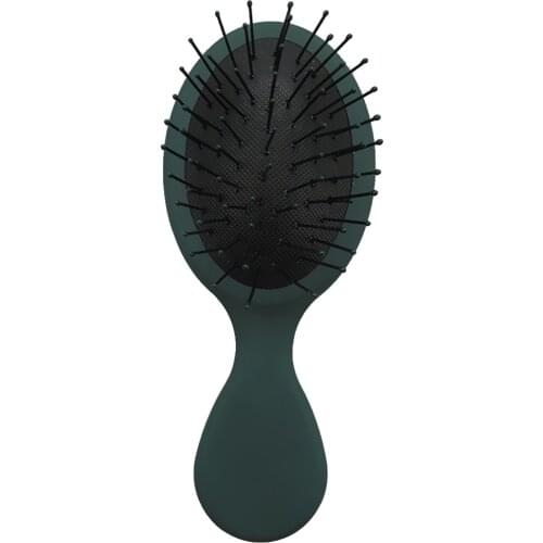 5’’ Women Styling Paddle Hairbrush, Air Cushioned Head, No Scratch Plastic Ball Tipped Teeth Brush For Wet or Dry Hair