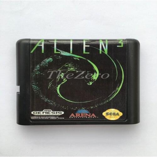Alien 3 EU/JAP Shell for 16 bit Game Card for Genesis System for Sega Mega Drive