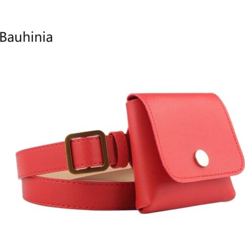 Bauhinia Brand 105*2.35cm Explosion Style All-match Retro Ladies Belt Bag Fashion Decoration Jeans Thin Belt