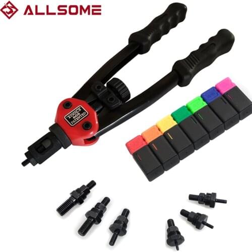 ALLSOME BT-605 Gun Auto Rivet Tool Blind Rivet Nut Gun Heavy Hand INSER NUT Tool Manual Mandrels M3 M4 M5 M6 M8 M10
