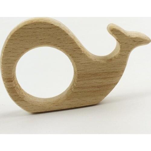 Lets make Wooden Whale Bath Toy 20pc Baby Teething Beech Wooden Teether(20pcs )Wood Teething Toy Waldorf Toys