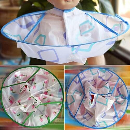 Children Kids Hair Cutting Cape Gown Salon Hairdresser Barbers Foldable Hairdressing Apron Cloak Umbrella Haircut Tool