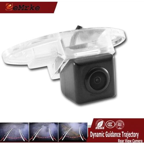 EEMRKE For GMC Acadia 2007-2014 Saturn Outlook '07-'10 CCD Car Rear View Parking Tracks Camera With Dynamic Guidance Trajectory