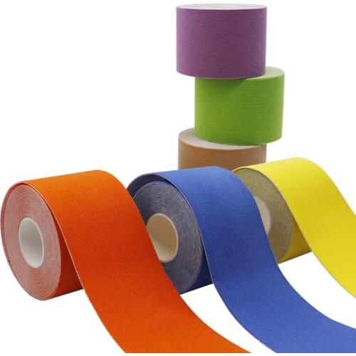 2 Size Elastic Cotton Roll Cinta Ddhesiva Adhesive Tape Sports Muscle Tape Bandage Care Kinesiology Tape Gym Support Sport Tape