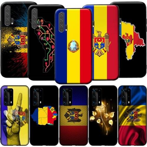 GX140 Moldova Flag for Huawei Y5P Y6P Y7A Y8P Y9A Mate 10 20 30 Pro Lite Nova 2i 3 3i 4 5 5T 7 SE P Smart Z