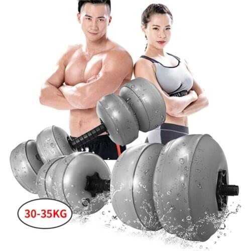 Dumbbells Weight Adjustable Water Filled Dumbbells Exercise Training Equipment For Men Women