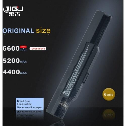 JIGU 6CELLS Laptop Battery A31-K53 A32-K53 A41-K53 A42-K53 For Asus A43 A53 A54 A83 K43 K53 P43 P53 X43 X44