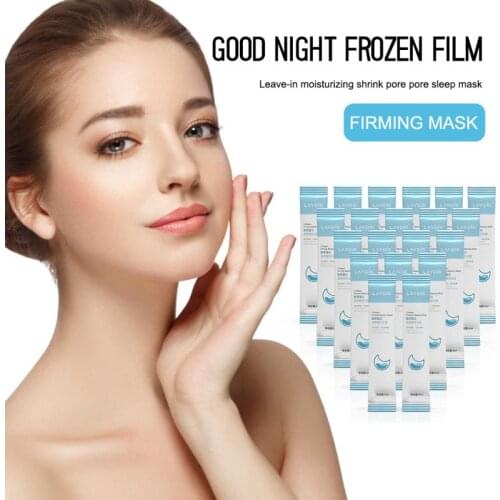 LAVDIK Good Night Frozen Film Mask Collagen Disposable Moisturizing Shrink Pore Anti-Aging Sleeping Mask Firming Skin TSLM1