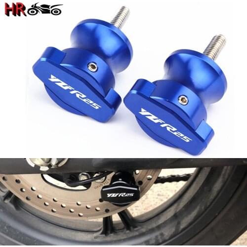 Hot Deals Motorcycle CNC Accessorie Frame Stands 6MM Screws Sliders Swingarm Spools Slider M6 For YAMAHA YZF-R25 YZFR25 YZF R25