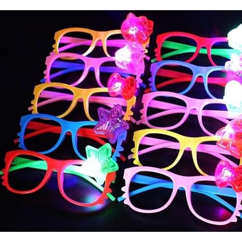Fashion LED Party Lighting Glasses Fashion Led Neon Glasses for childrens Birthday christmas Party Bar Costume Decor Supplies