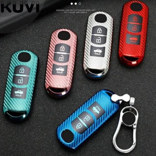 Soft TPU Car key fob cover case protect for Mazda 2 3 5 6 CX-3 CX-4 CX-5 CX-7 CX-9 2014 2016 2015 Atenza Axela MX5 Car styling