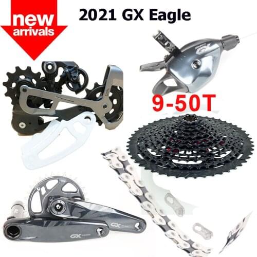2021 SRAM GX EAGLE Groupset Kit 1X12 Speed Bicycle DUB Crankset Derailleur Shifter Trigger YBN Chain Cassette 9-50T XD Freewheel