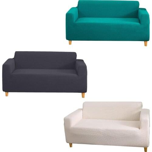 New Elastic Sofa Cover Universal Washable Home Slipcover Solid Covers Blanket Color Knitting Sofa For Home Living Room Decor