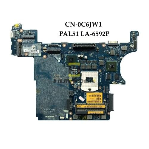 Wholesale PAL51 LA-6592P For Dell Latitude E6420 Laptop Motherboard CN-0C6JW1 C6JW1 QM67 PGA989 DDR3 100% Fully Tested