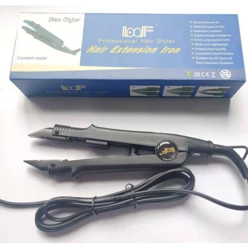 White or Black LOOF Hair Extension Fusion Iron L-611-Control Hair Extension B type