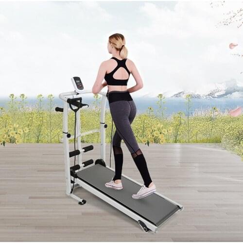Manual Home Treadmill 3 In 1 Multifunctional Stepper Fitness Equipment With LED Screen Folding Machine Walking Machine Gym