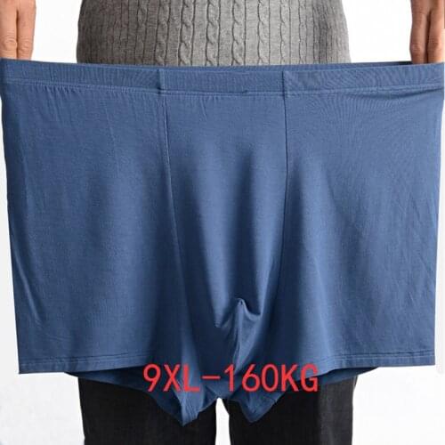 4pcs/lot Male Panties Modal Plus 8xl 9xl Mens Underwear Boxers Breathable Man Boxer Solid Underpants Comfortable Brand Shorts