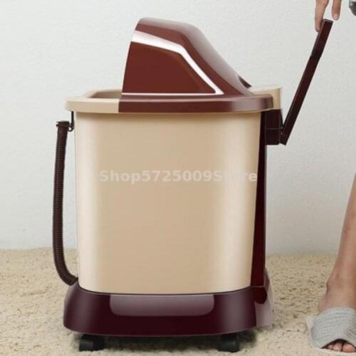 Deep Foot Bathtub Full Automatic Massage Heating Foot Soaking Bucket Artifact Over Leg And Knee Electric Foot Washing B