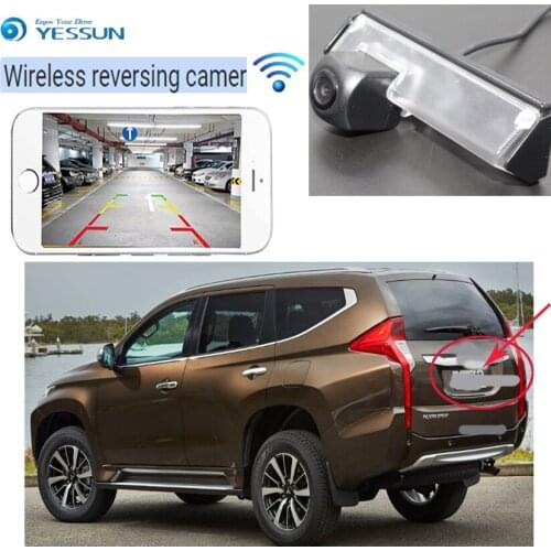 YESSUN car new hd wireless rear camera for Mitsubishi Pajero Sport Pajero Dark 2008~2015 for Mitsubishi Colt Plus 2002~2012
