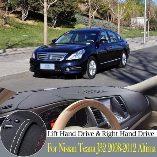 High-quality leather instrument panel protection pad and light-proof pad for Nissan Teana J32 2008-2012 Altima car accessories