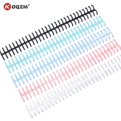 1PCs Plastic 30-Hole Loose Leaf Binders Ring Binding A4 A5 A6 For DIY Paper Notebook