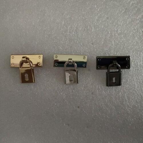 10pcs/ lot Luggage hardware accessories small wall padlock decorated womens bags