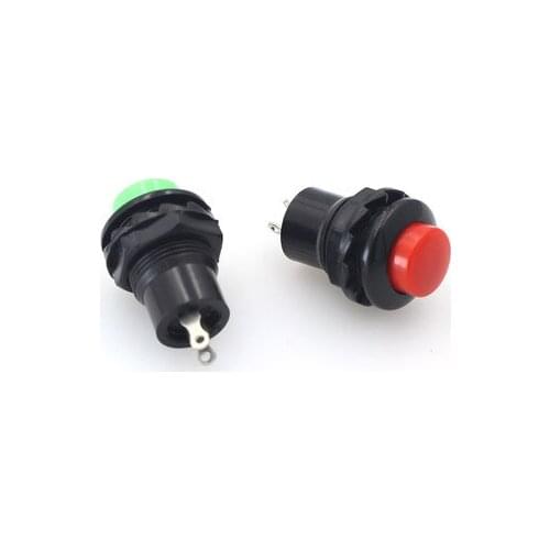 2Pin Push button switch DS-313 0.5A/250VAC Automatic reset switch lockless Momentary Re