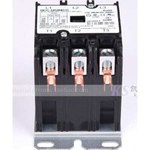 208V-240V 40A HCC-3XU04CG HartlandControls American three-phase AC contactor