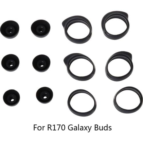 3Pair Silicone Protective Case Cover Shell Protector Kits for Samsung R170 Galaxy Buds Bluetooth Earphones Decorative Accessorie