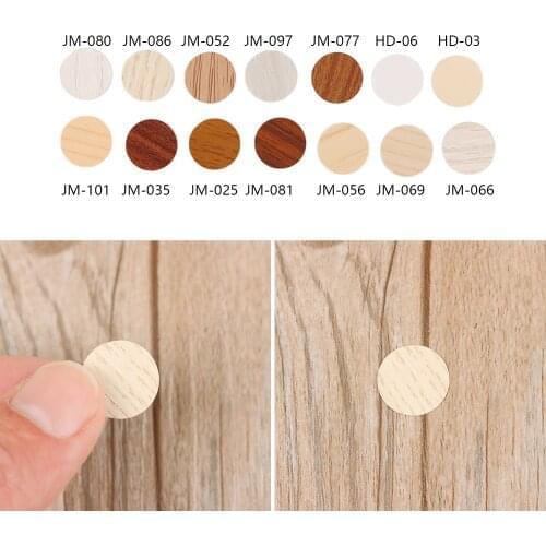 96Pcs/sheet 15mm Screws Decor Protective Cap Nuts Covers Decorative Films Furniture Hole Ornament Self Adhesive Stickers