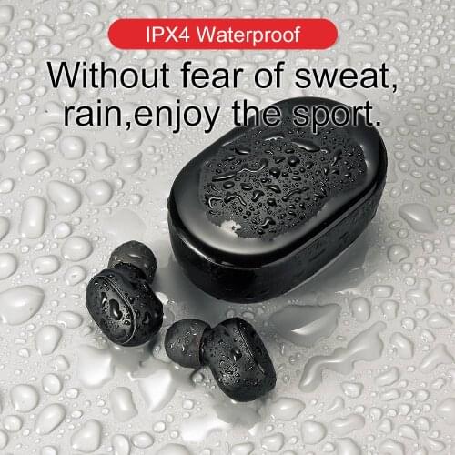 A6S Wireless Bluetooth Headsets For Xiaomi Redmi Airdots Earbuds 5.0 TWS Earphone Noise Cancelling Mic for iPhone Huawei Samsung