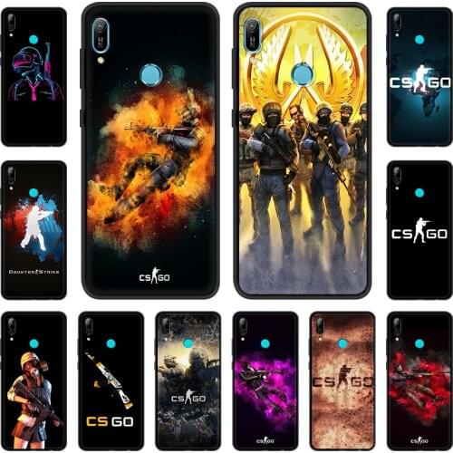 Phone Case For Huawei P30 Pro P40 Lite E P Smart Z Y7 Y6 2019 Soft Silicone Back Cover Mobile Bag csgo cs go Counter Strike