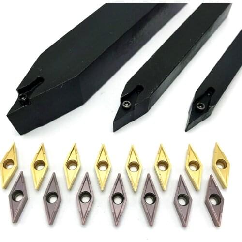 SVVBN1010H11 SVVBN1212H11 SVVBN2020K11 SVVBN2525M11 External Turning Tool Holder+VCMT110304 Carbide Inserts Cutting tools