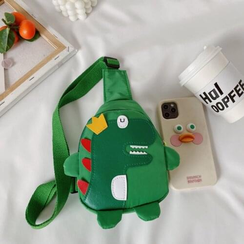 Dinosaur for Girls Boys Baby Small Bag Childrens Bags 2021 New Chest Shoulder Bag Cartoon Kindergarten Cute