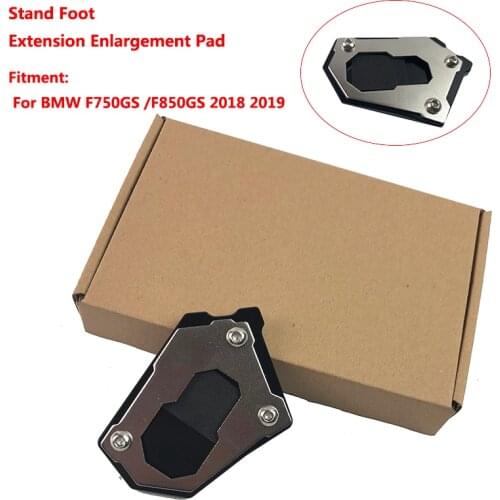 F750GS F850GS Side Stand Foot Kickstand Support Plate Extension Enlargement Pad for BMW F750GS F850GS F750 GS F 850 GS 2018 2019