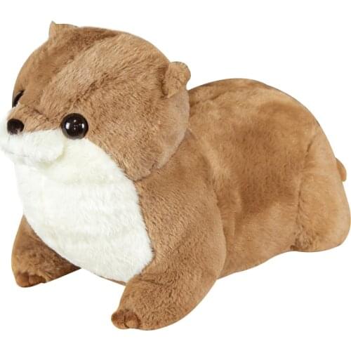 1pc 50/65cm Lovely Otter Plush Toys Stuffed Realistic Wild Animal Dolls Soft Sloth Pillow Christmas Room Decor Gift for Kids