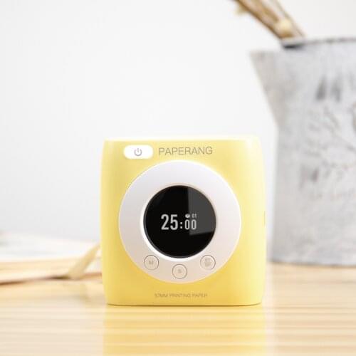 Xiaomi Global Version PAPERANG P2S Mini Pocket Photo Printer HD 300dpi BT4.0 Phone Connection Wireless Portable Thermal Printer