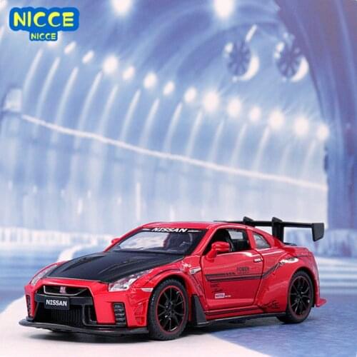 2020 New Arrive 1:32 NISSAN GTR Race Alloy Car Model Diecasts Toy Vehicles Car Toys For Children Gifts Boy Toy V165