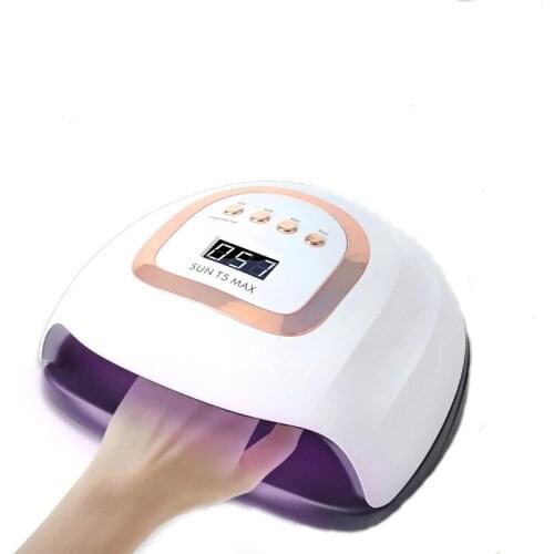 High-Power 220W UV LED Nail Dryer Portable Household Nail Lamp Quick-Drying Gel Nail Polish Art Lamp Tool