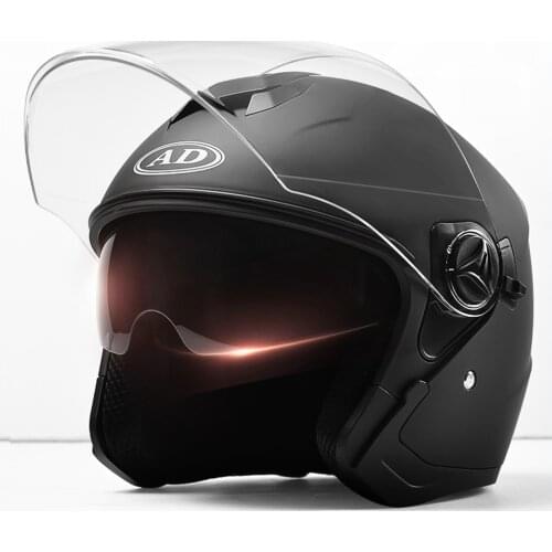 Motorcycle Double Lens Helmet General Motorcycle Off-Road Helmet Scooter Sunscreen Portable Summer Universal Full Face Helmet