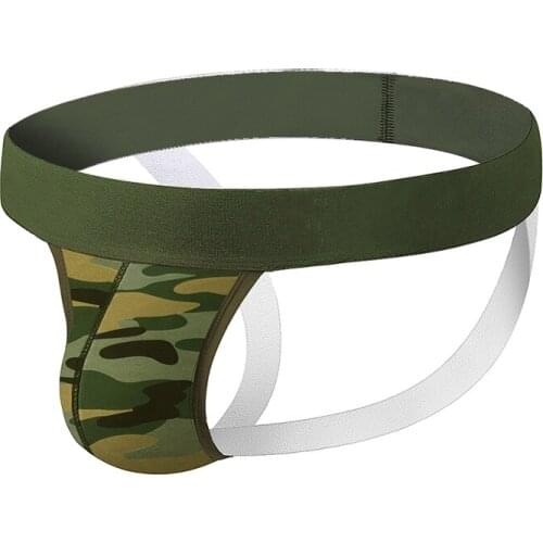 Men Sexy Underwear Cotton Camouflage Personal Briefs Bikini G-string Thong Jocks Tanga Underpants Shorts Exotic T-back Thongs