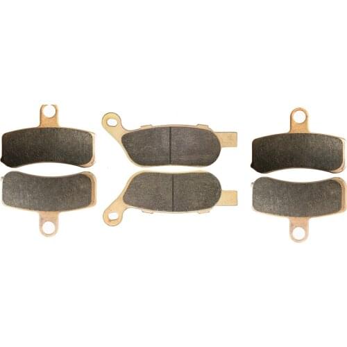 Brake Pill Pads Set fit for HARLEY Street FXDC 1690 Dyna Super Glide Custom 2014 2015 Front Rear
